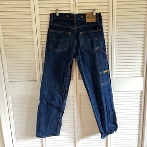 Mens Prison Blues denim work pants
